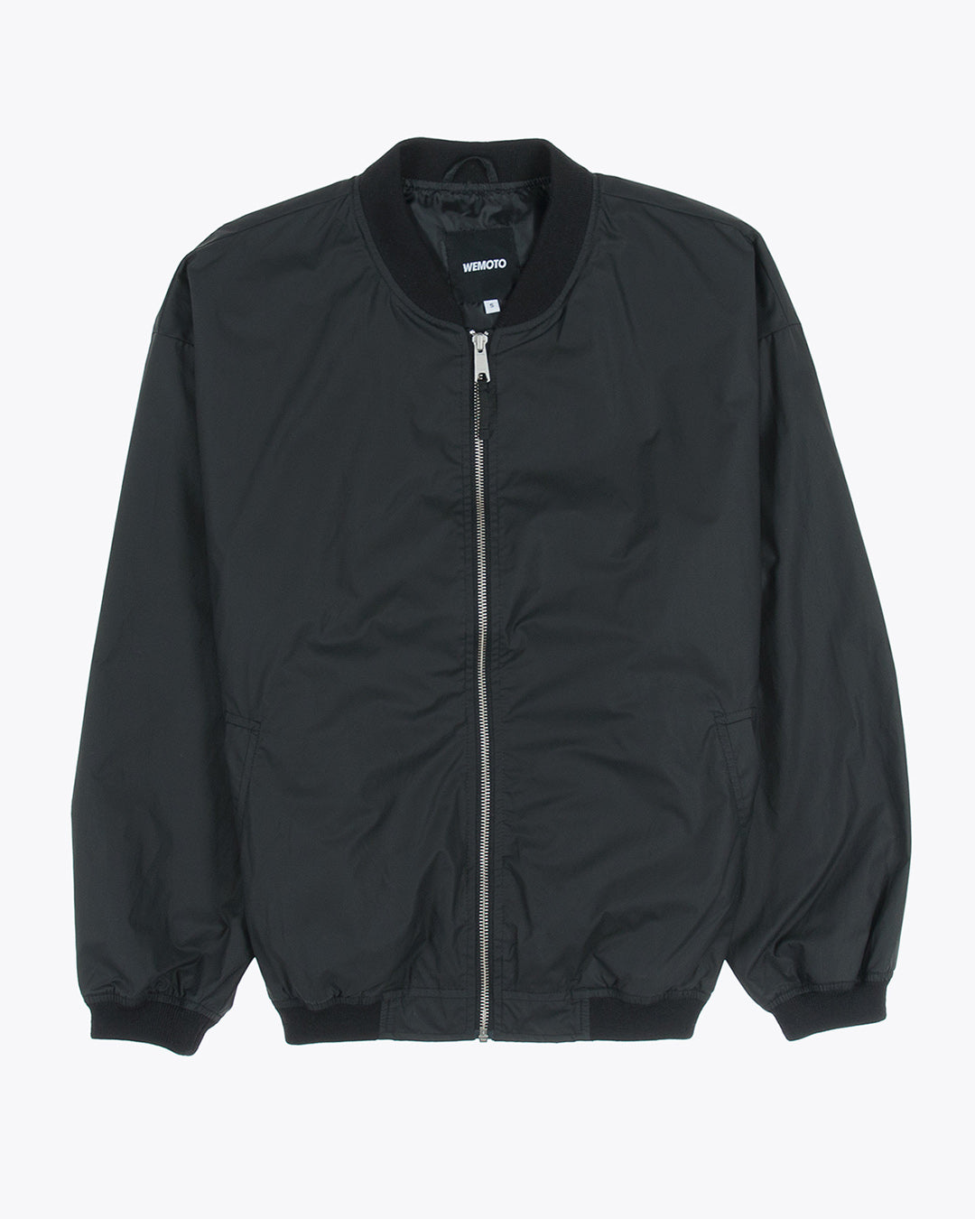 Blended Cotton Bomber Blouson Jacket