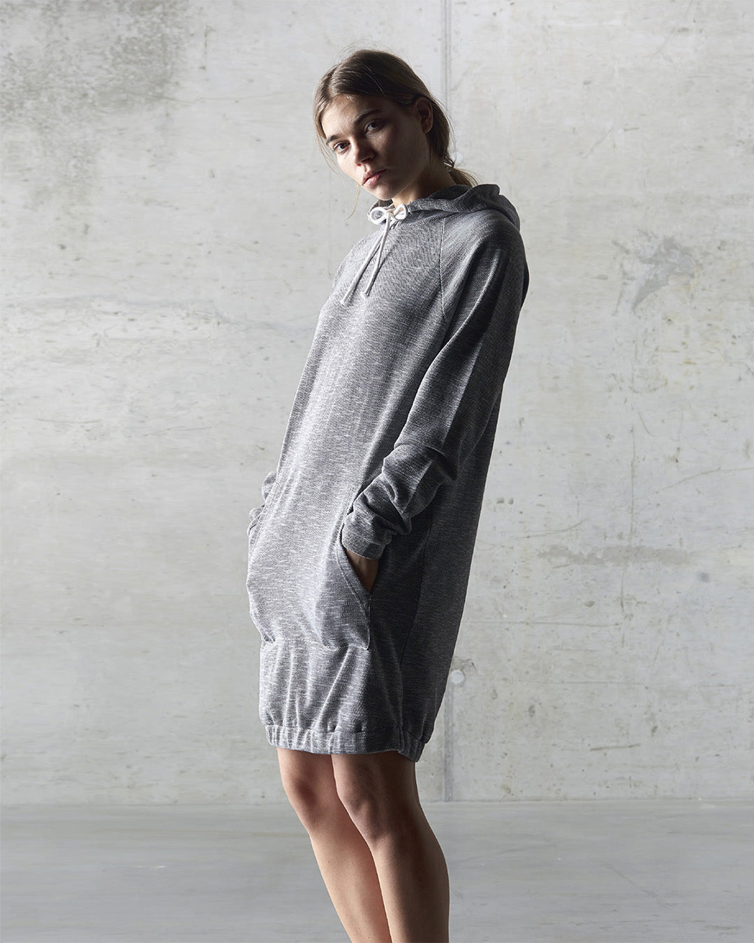 Cotton hoodie dress online