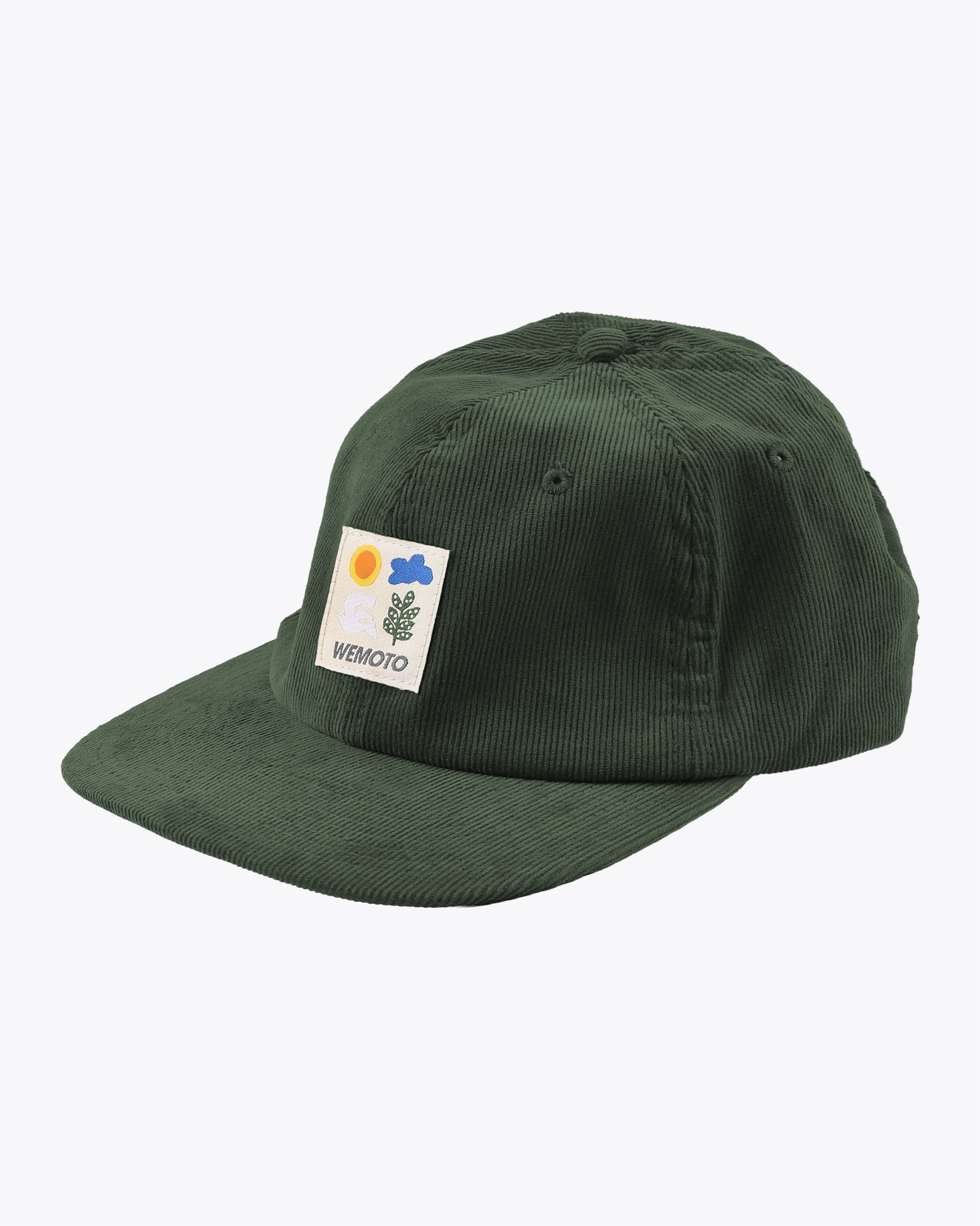 Woven Label Cotton Corduroy Hat – Wemoto Studio