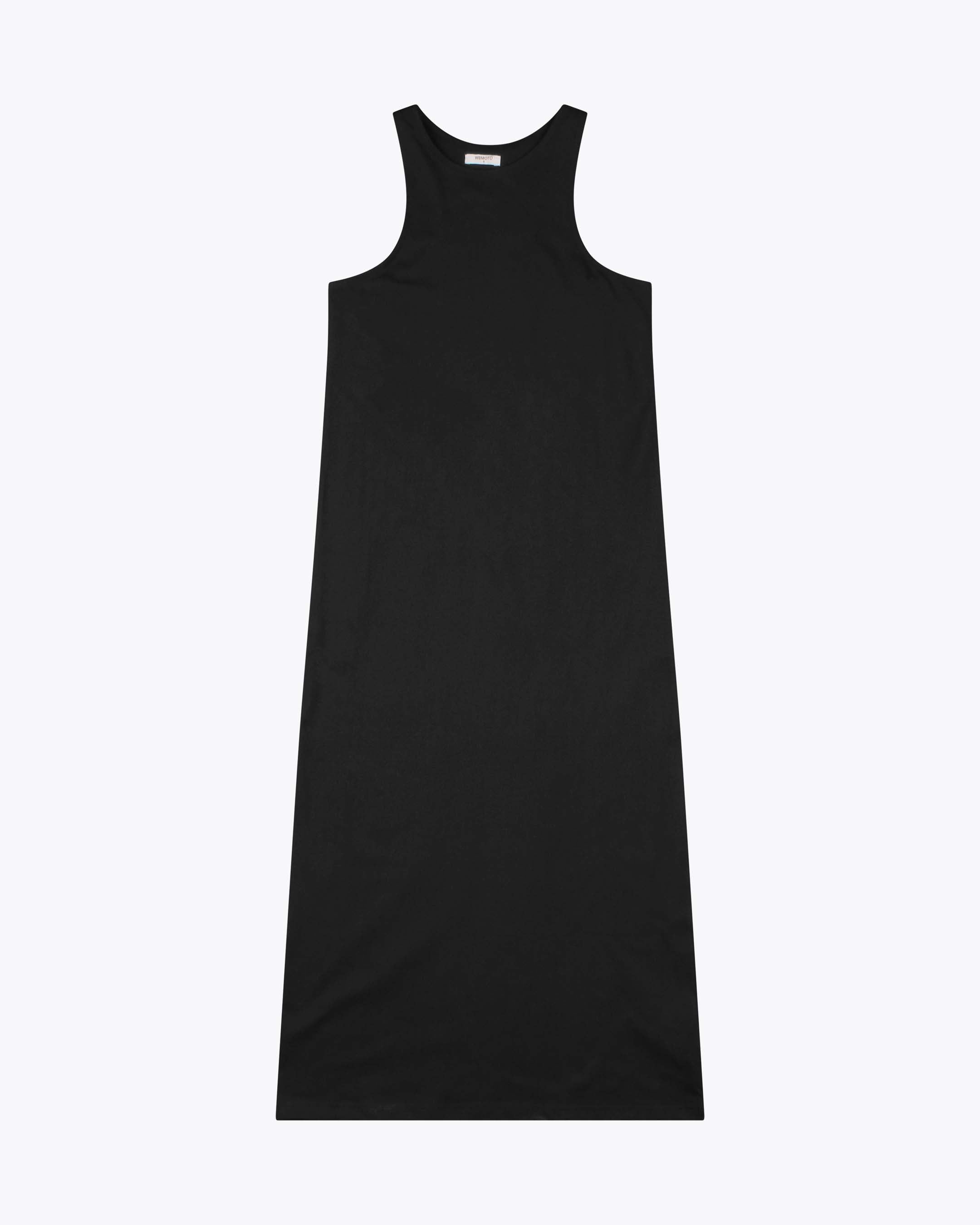 Black jersey tank dress on sale