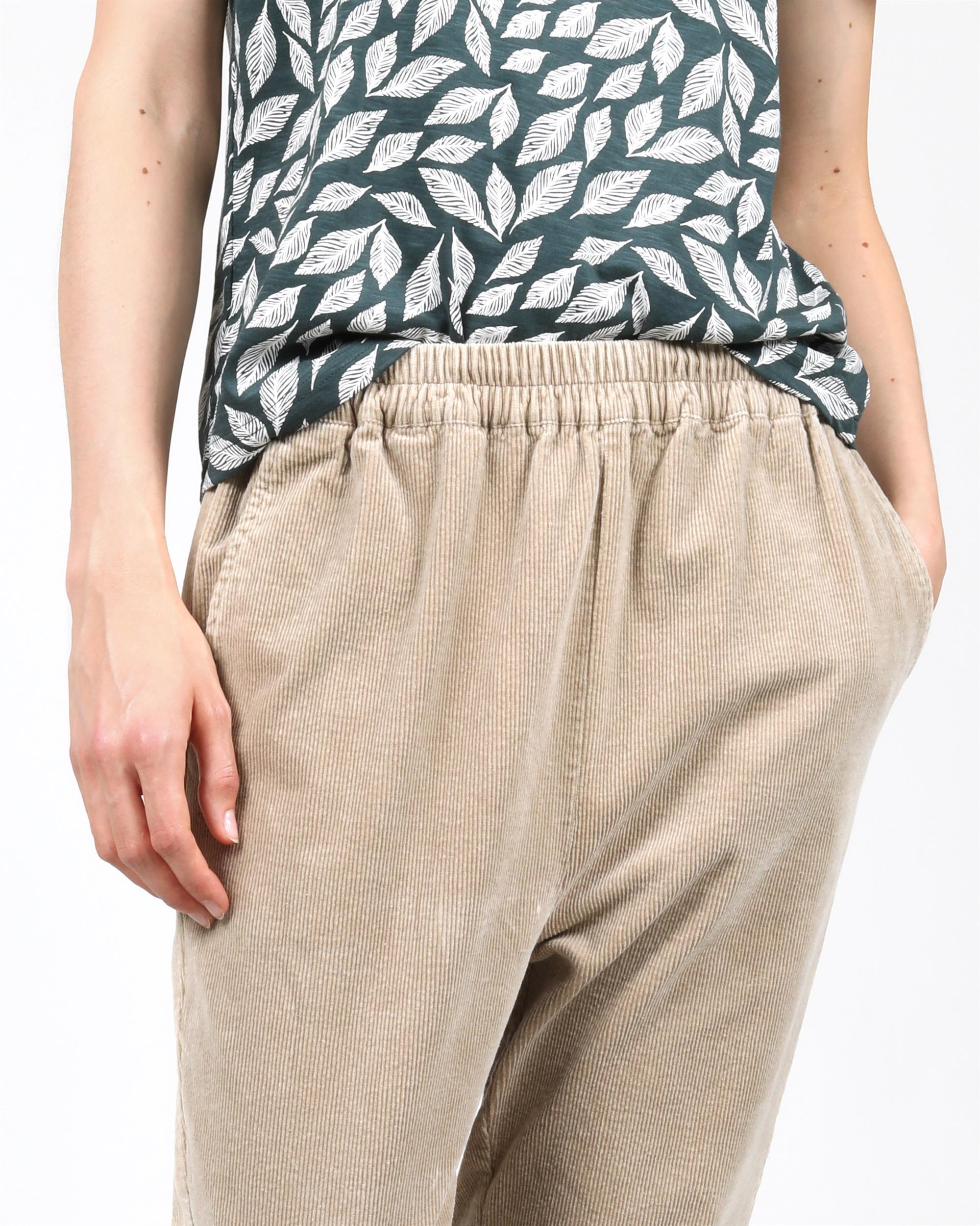 Cotton Corduroy Ankle Pants – Wemoto Studio