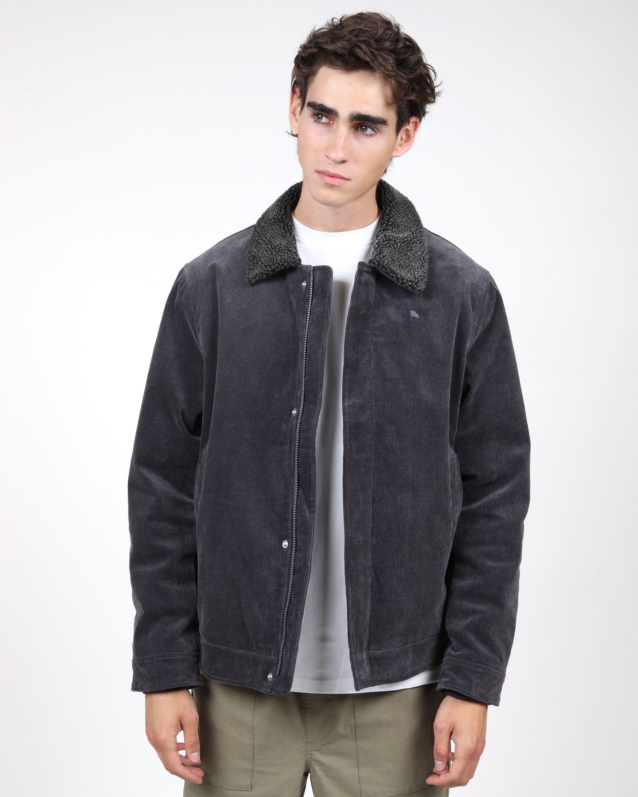 Cotton Corduroy Sherpa Jacket Wemoto Clothing Europe