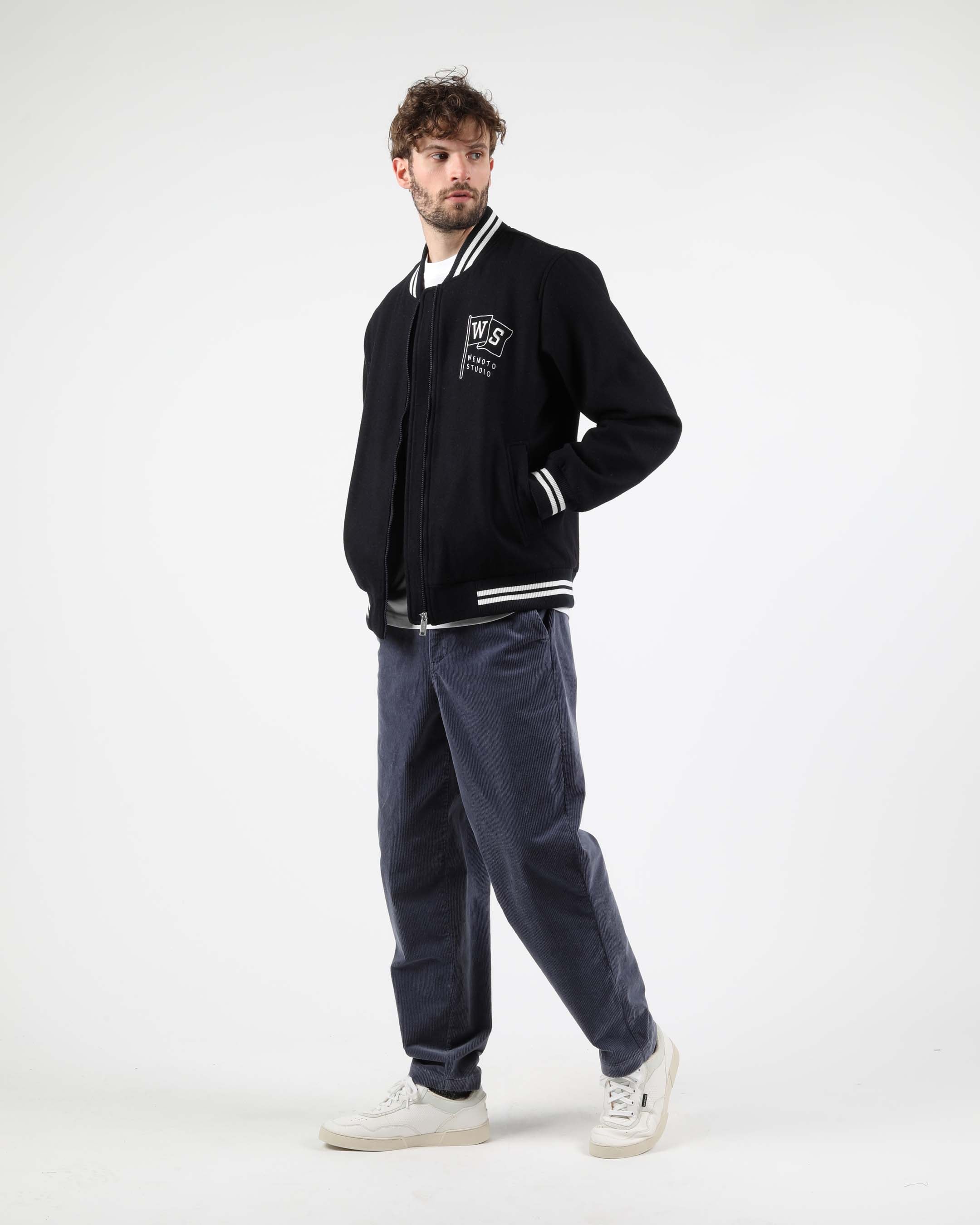 Wool Felt Varsity Jacket – Wemoto Studio