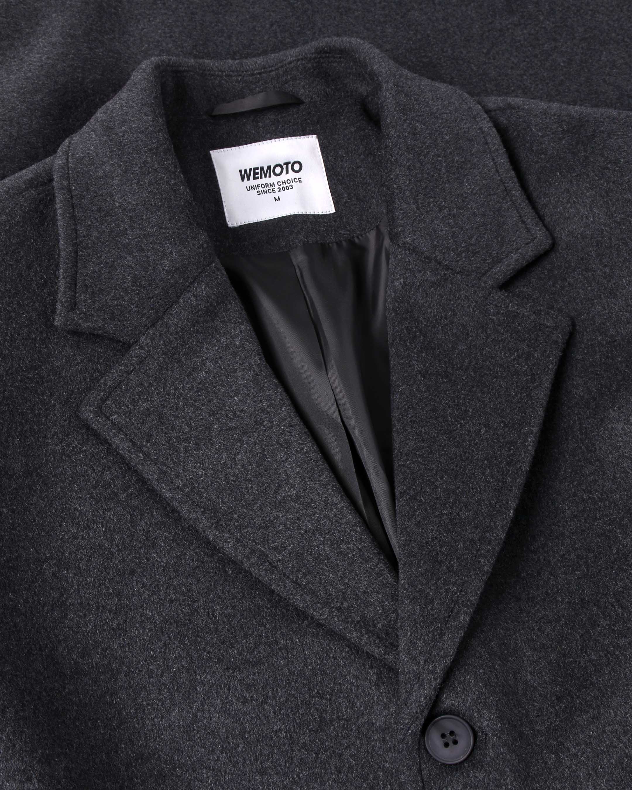 Black felt coat online