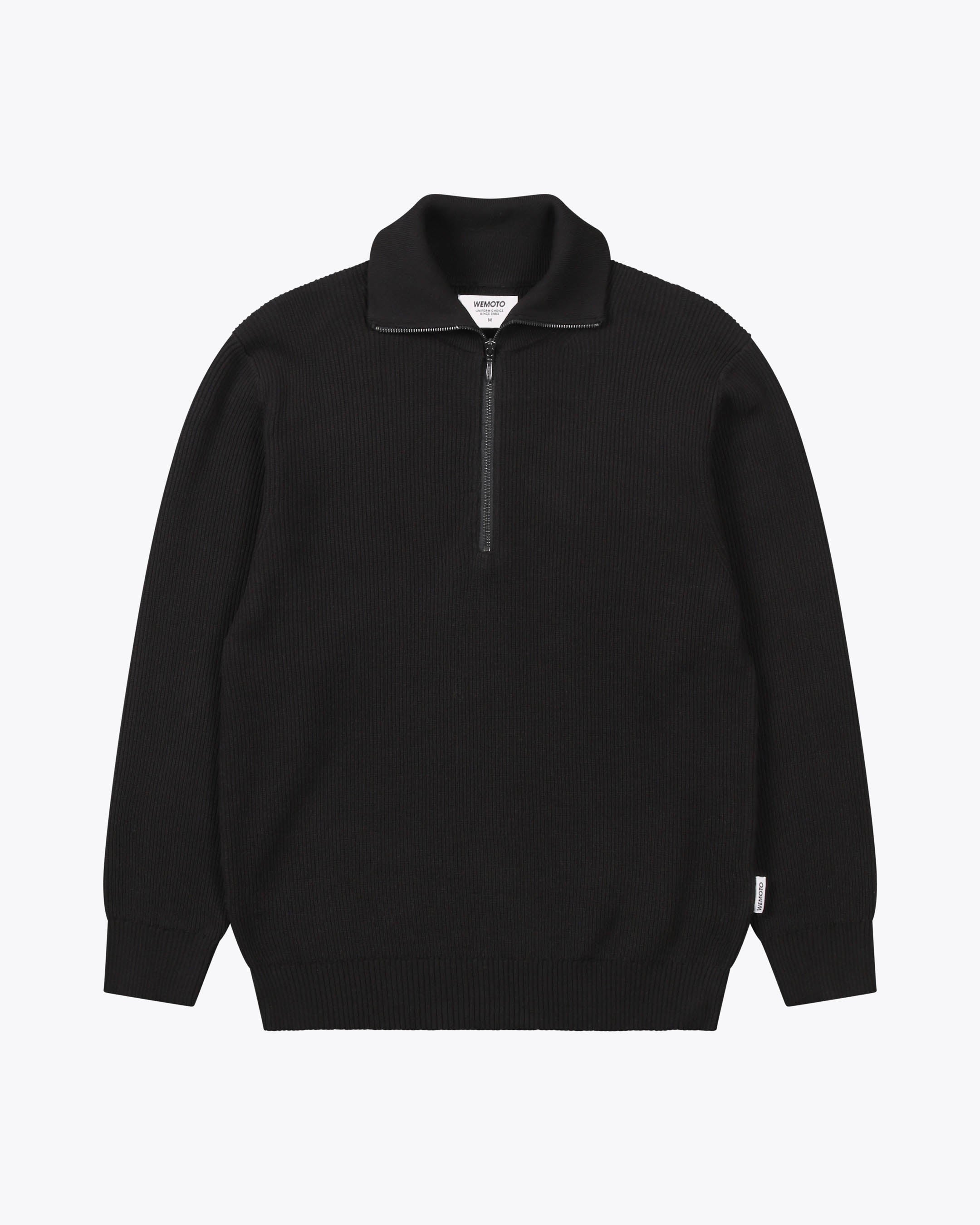 Cotton Knit Zip Troyer – Wemoto Studio