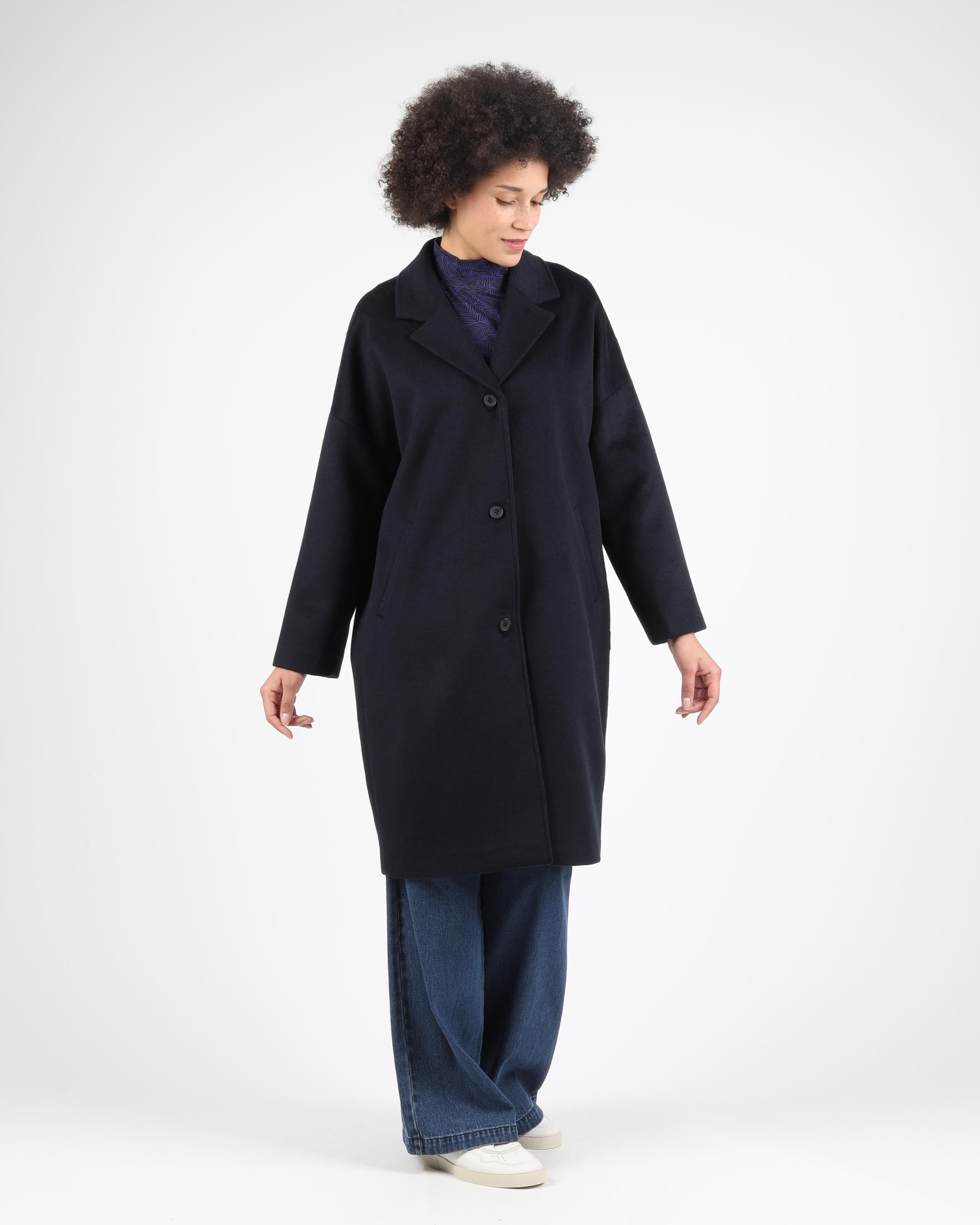 Felt overcoat best sale