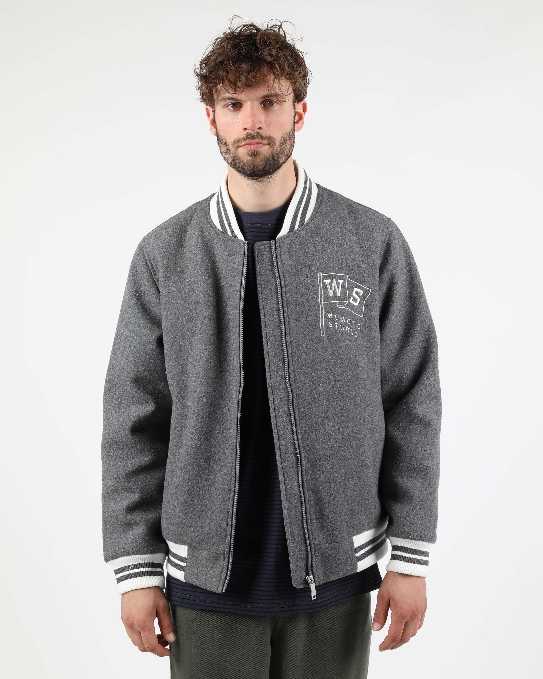 Wool Felt Varsity Jacket – Wemoto Studio