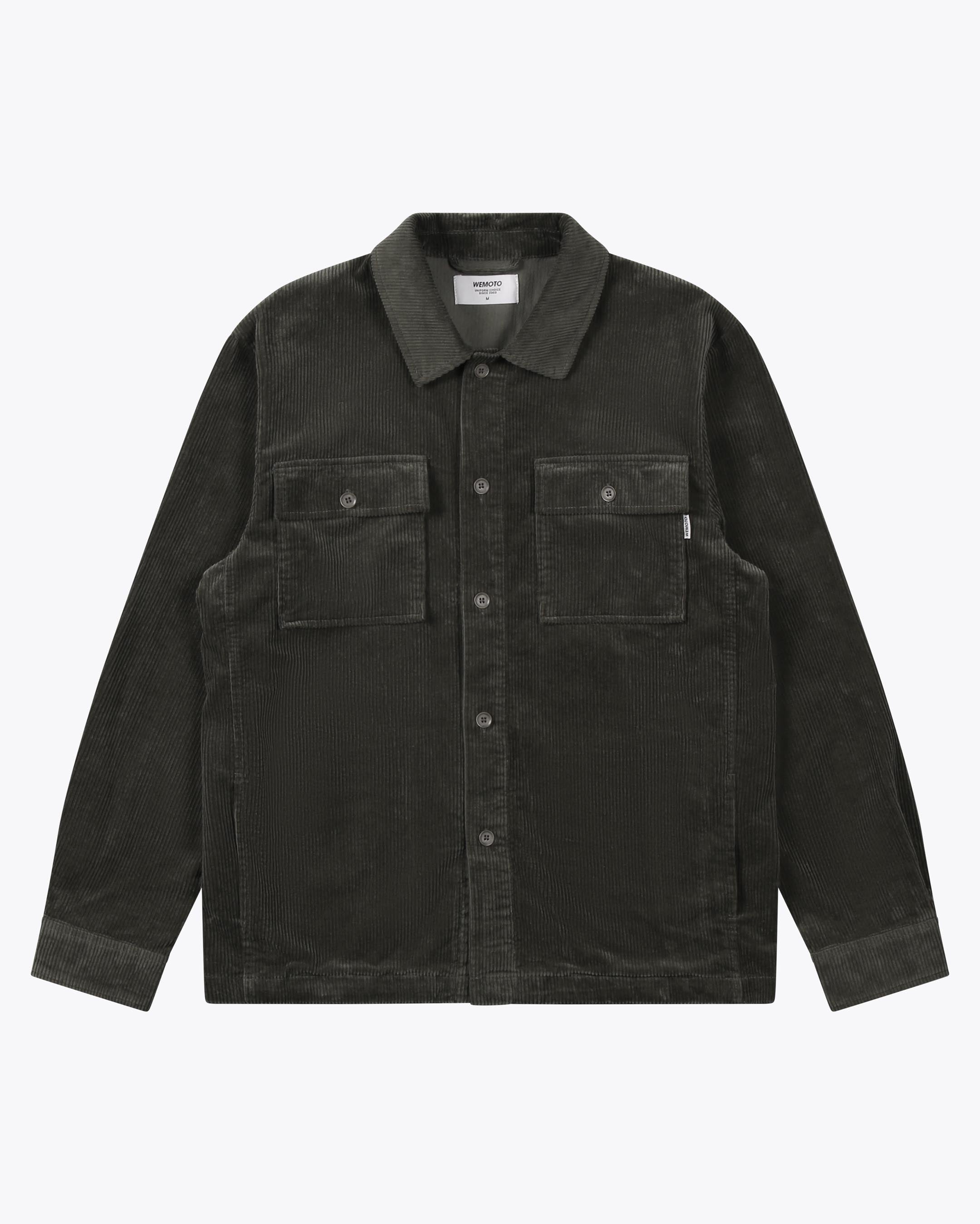 新品未使用 24-25 BSRABBIT JACKET DSXBS HEAVY CORDUROY COLLAR SHIRT BLACK XL 即日発送 土日祝発送 M111 Workwear jacket with corduroy collar - black | Men | MARC O'POLO