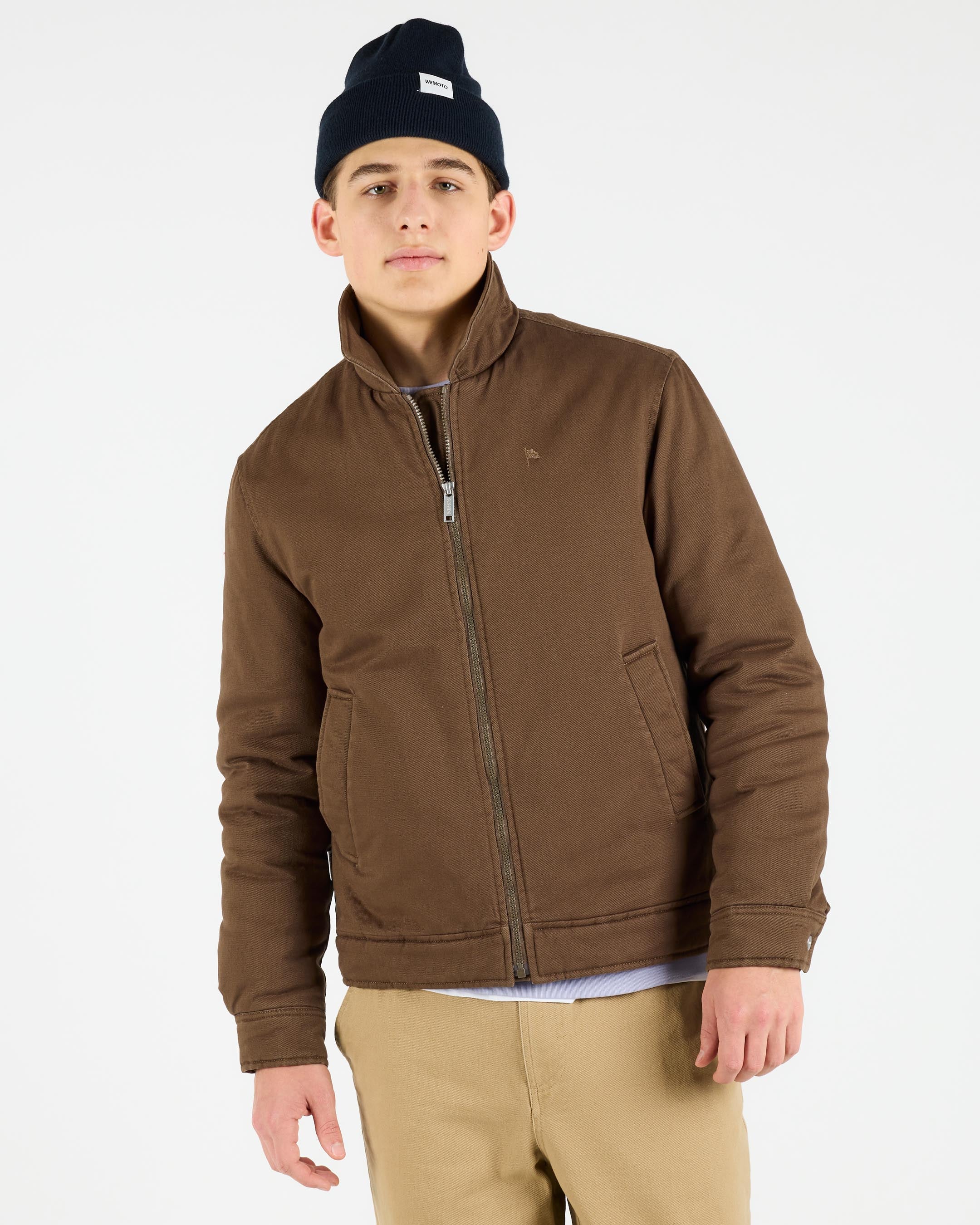 Padded Cotton Twill Worker Jacket – Wemoto Studio