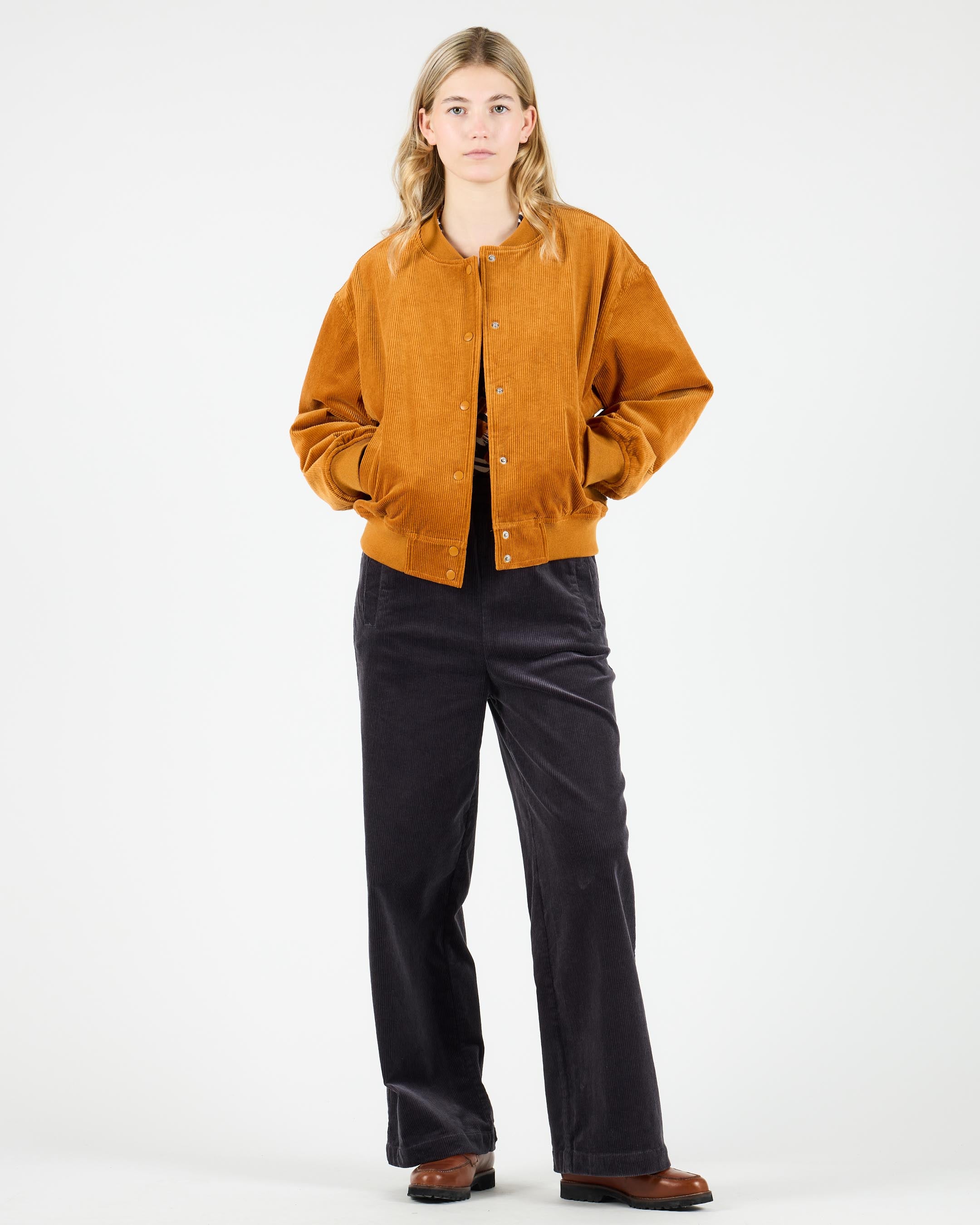 ジャケット・アウター Corduroy Blouson Jacket Cotton Corduroy Blouson Jacket – Wemoto Studio