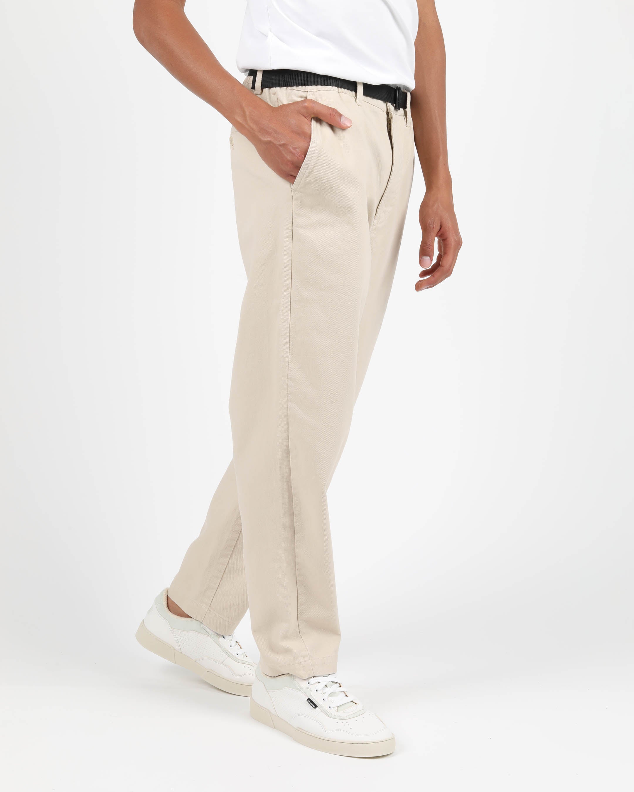 Cotton Twill Relaxed Pants – Wemoto Studio