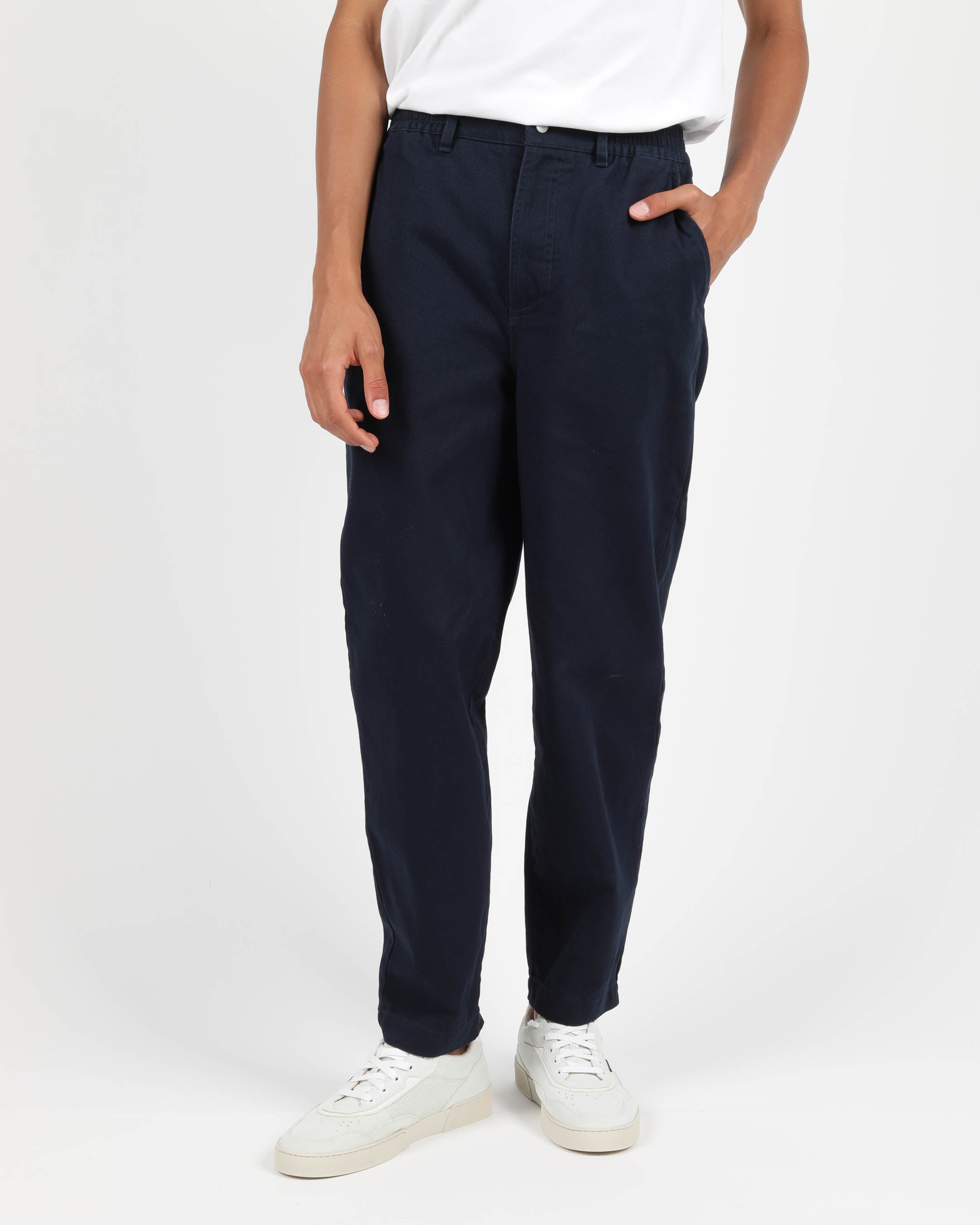 Cotton Twill Pleated Pants – Wemoto Studio