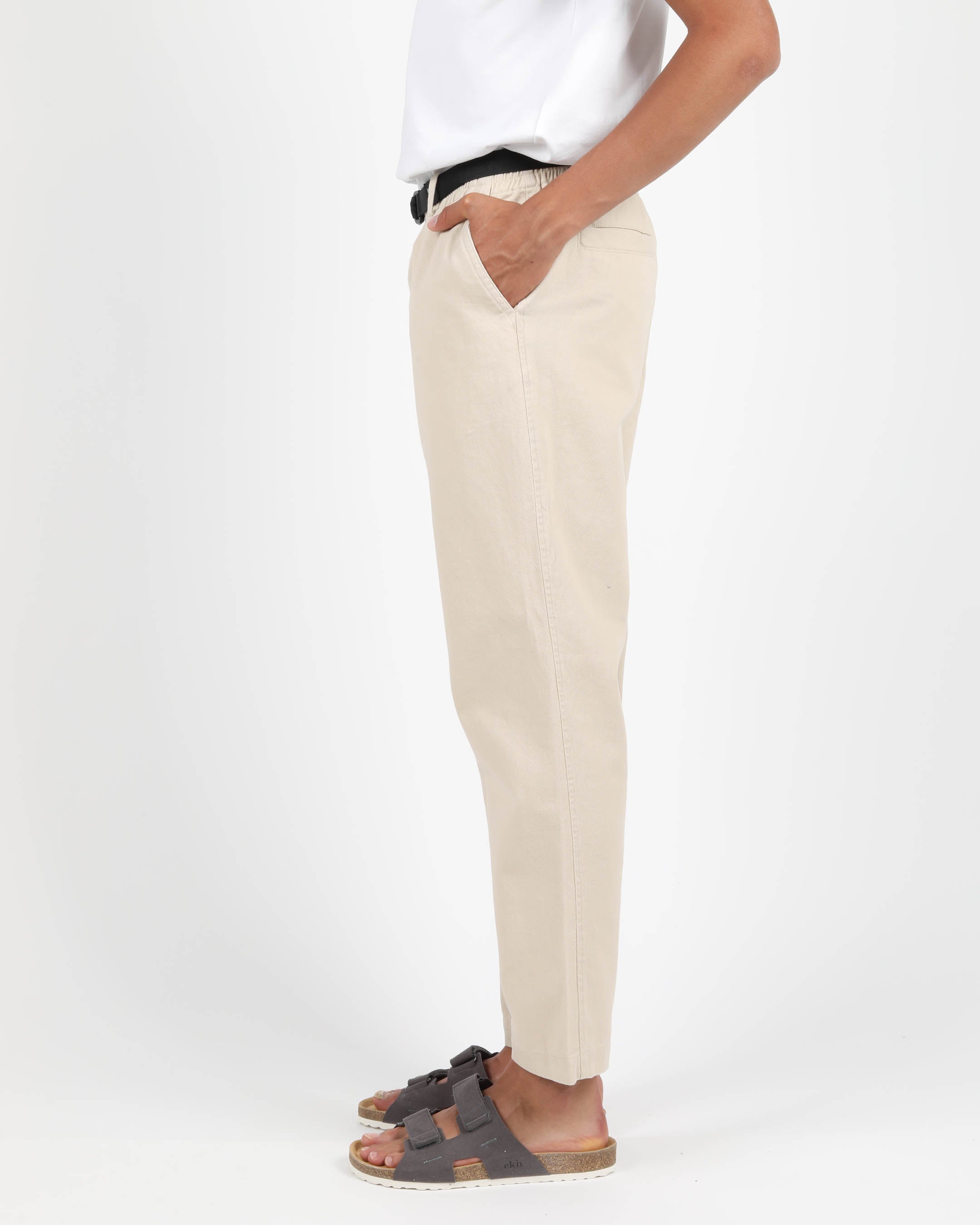 Cotton Twill Easy Pants