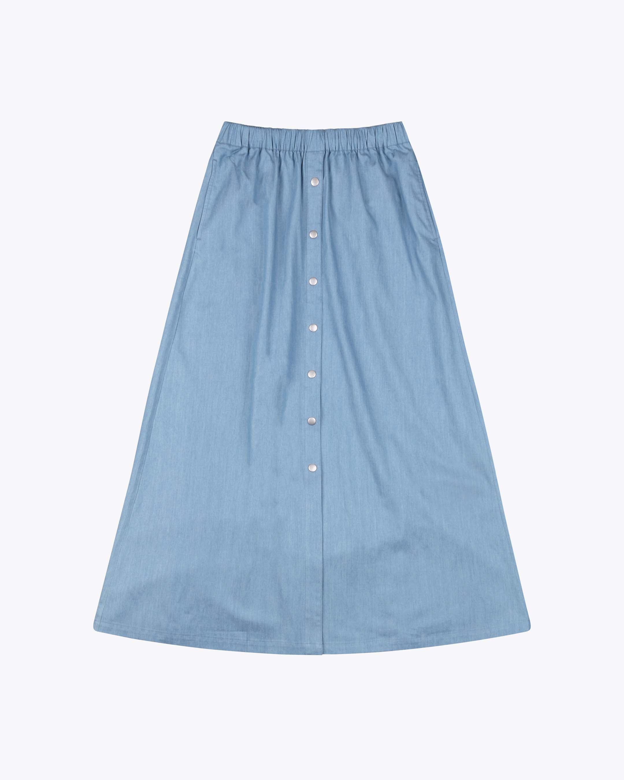 Chambray Maxi Skirt – Wemoto Studio