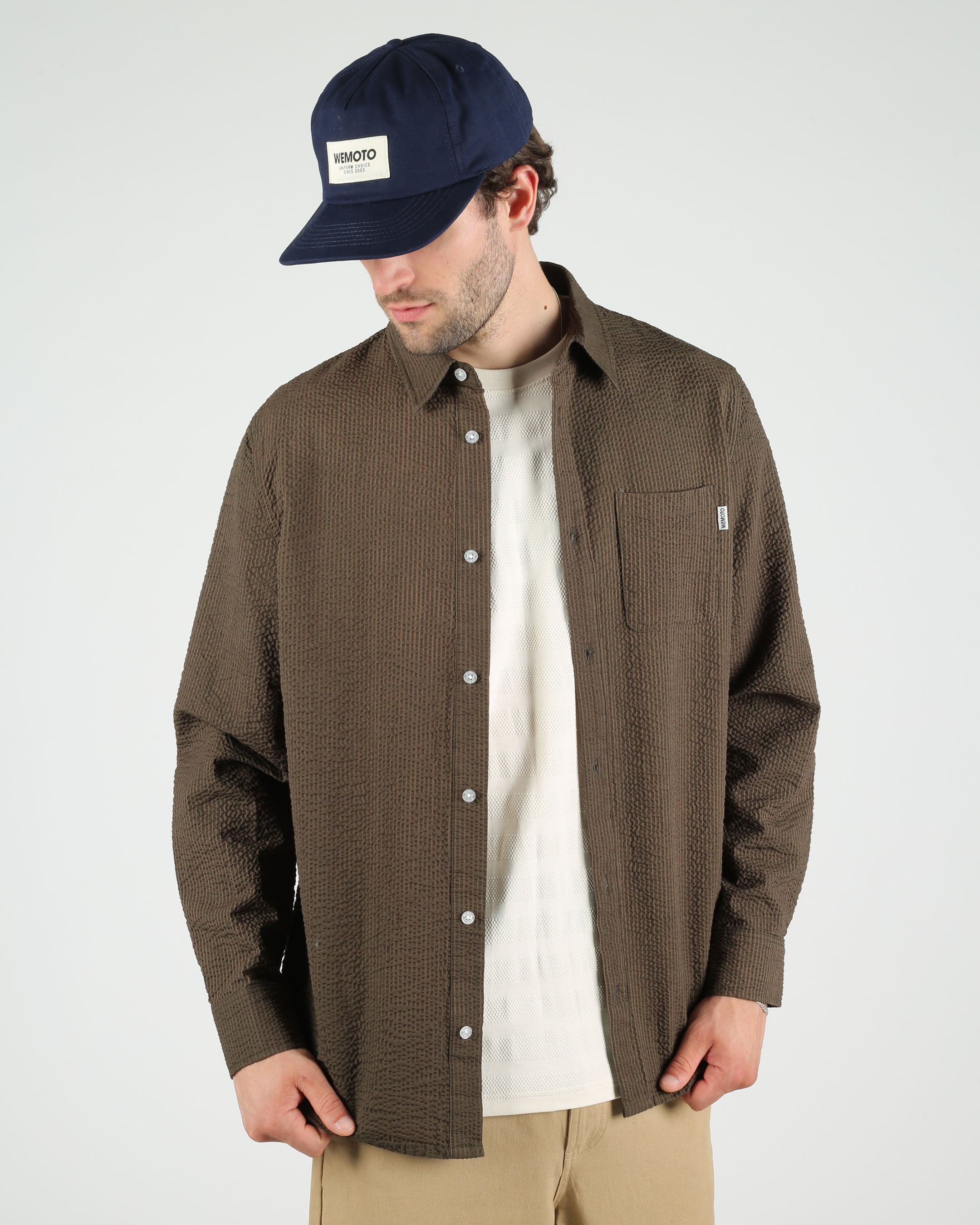 Oversized Corduroy Worker Zip Shirt Jacket – Wemoto Studio